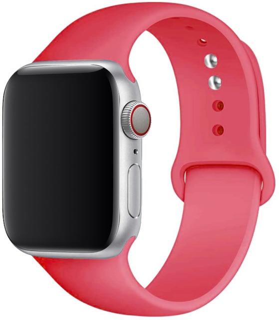 Silicone Strap Apple Watch Bands