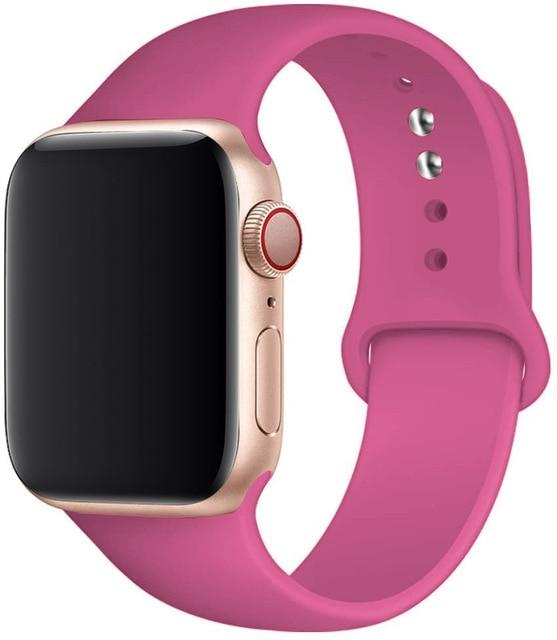 Silicone Strap Apple Watch Bands