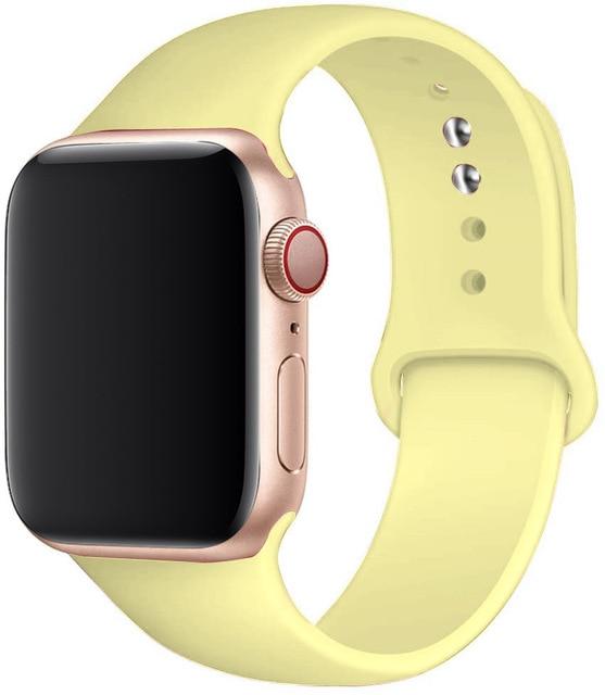 Silicone Strap Apple Watch Bands